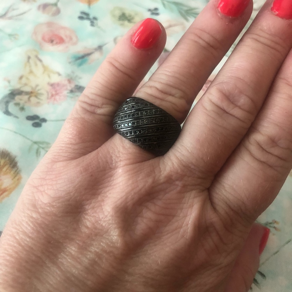 BNWOT women’s genuine gemstone and SS ring.